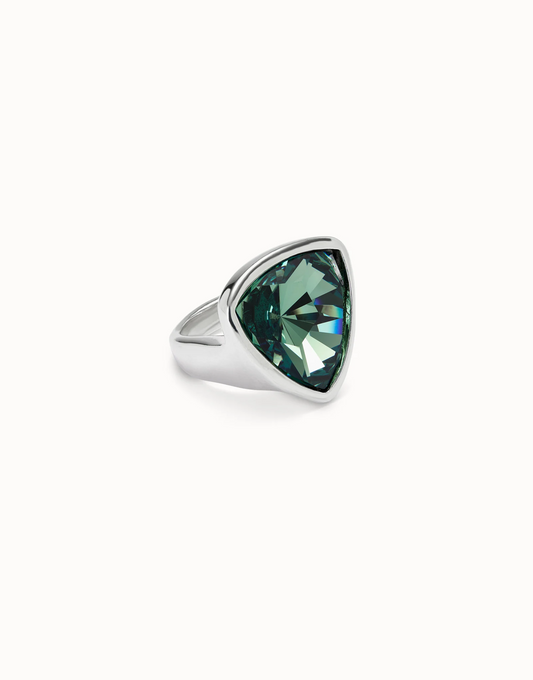 UNO de50 Ser Camaleonica Silver Green Ring