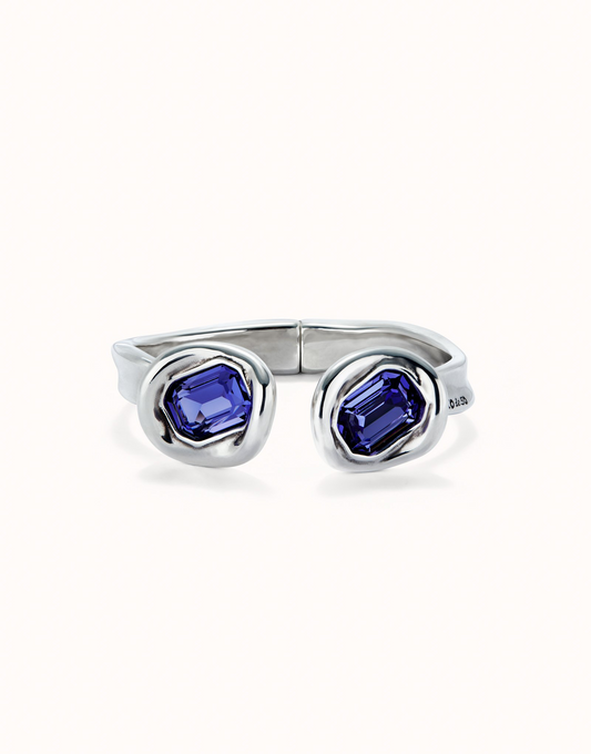 UNO de 50 Ser Valiente Bracelet Blue Stone