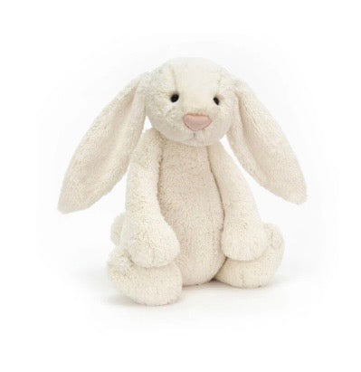 Adorable soft ivory big bunny by Jellycat.