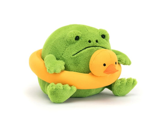 Jellycat Ricky Rain Frog with Rubber Ring