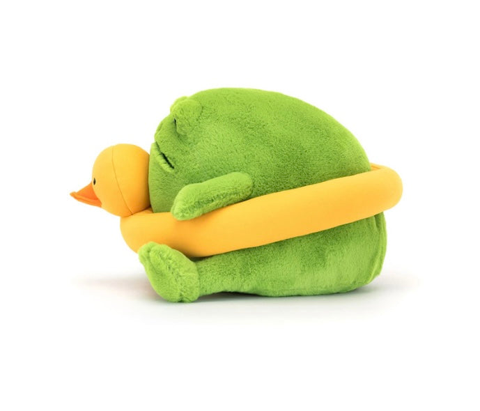 Jellycat Ricky Rain Frog with Rubber Ring
