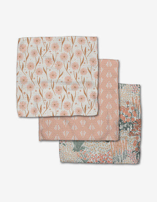 Geometry Garden Bloom Dish Cloth Set