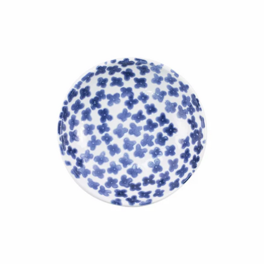 Vietri Santorini Flower Condiment Bowl