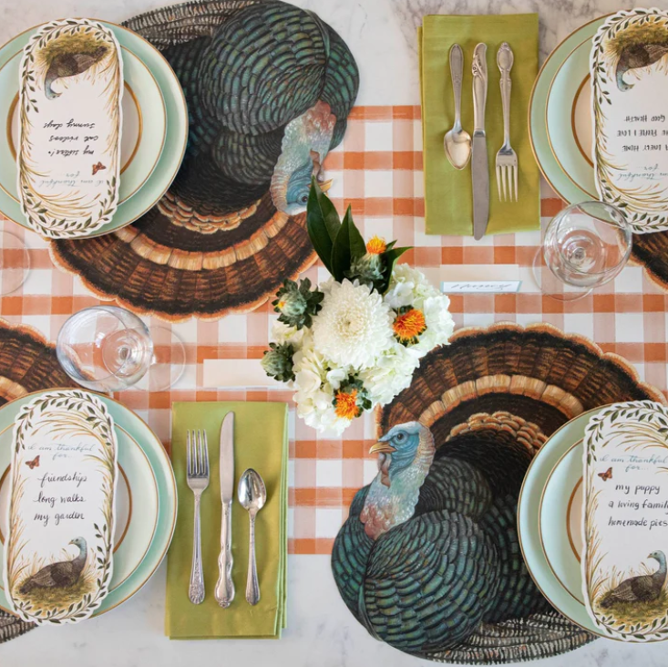 Hester & Cook Die-Cut Heritage Turkey Placemat SALE