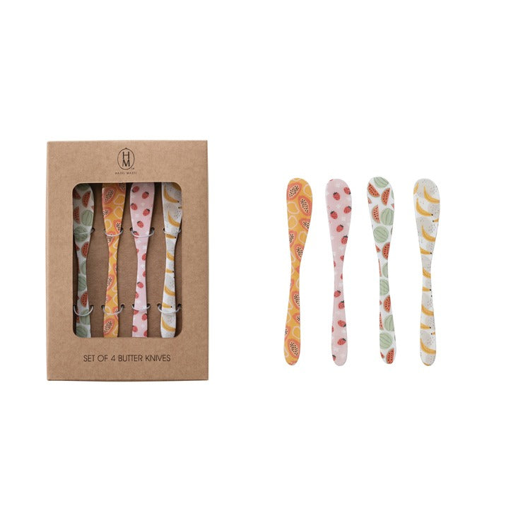 Enameled Stainless Steel Canap√© Knife