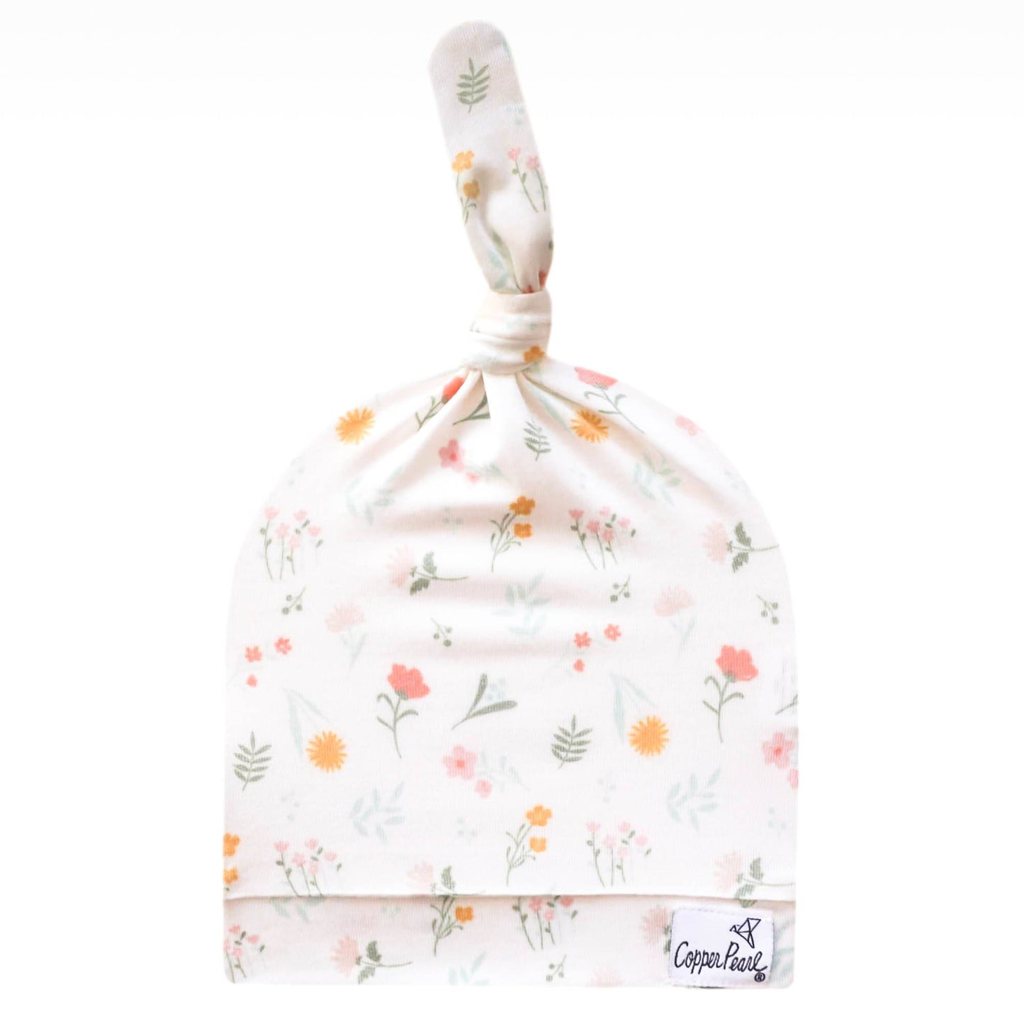 Copper Pearl Mabel Top Knot Hat 0-4mo