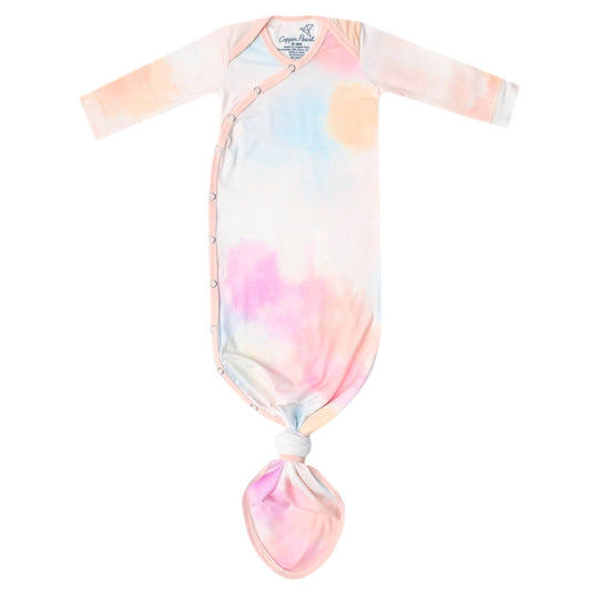 Copper Pearl Nova Newborn Knotted Gown