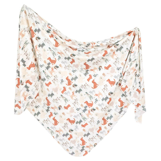 Copper Pearl Rufus Knit Swaddle Blanket