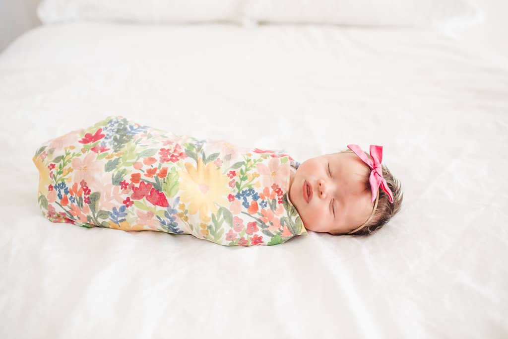 Copper Pearl Lark Knit Swaddle Blanket