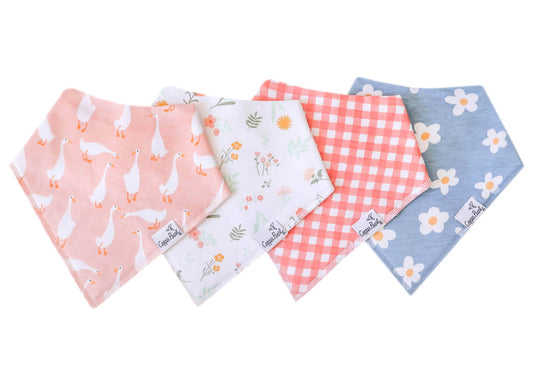 Copper Pearl Goosie Bandana Bib Set