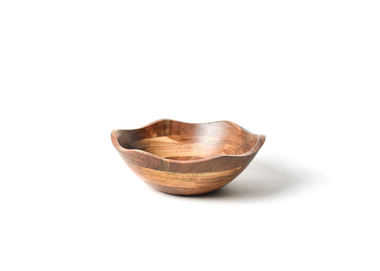 Coton Colors Fundamental Wood 11" Ruffle Bowl