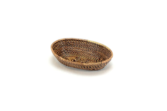 Calaisio Oval Bread Basket with Scalloped Edge Medium