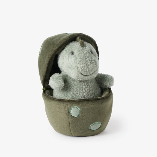 Elegant Baby Dinosaur & Egg Plush Toy