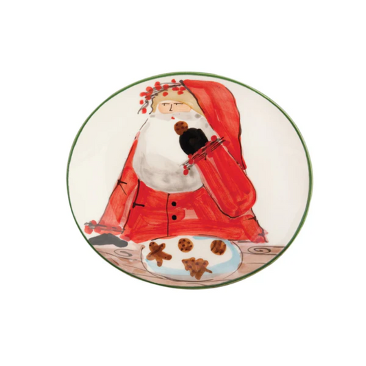Vietri Old St Nick Cookie Plate