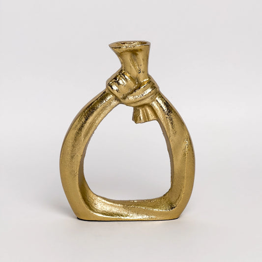 Gold Flower Vase