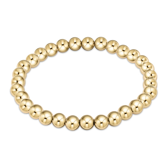 eNewton Classic Gold 6mm Bead Bracelet