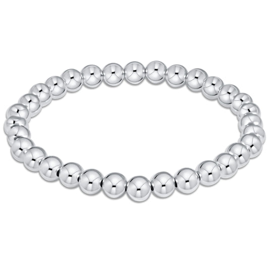 eNewton Classic Sterling 6mm Bead Bracelet