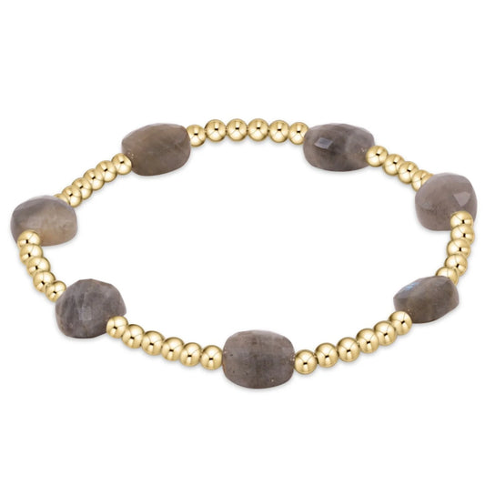 eNewton Admire Gold 3mm Bracelet Labradorite