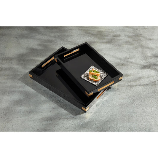 Black Lacquer Tray Small