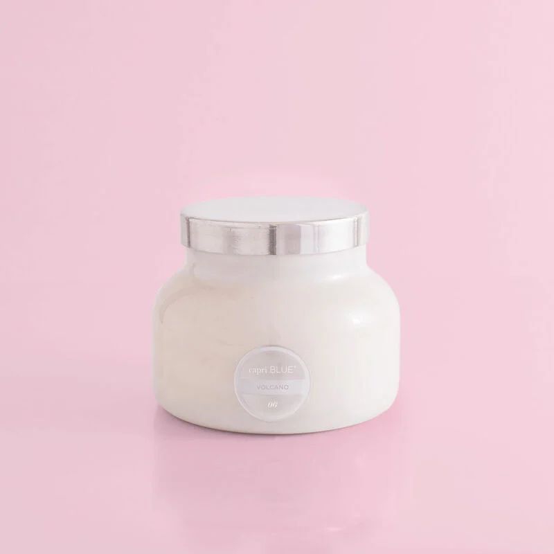 Capri Blue Volcano White Signature Jar Candle