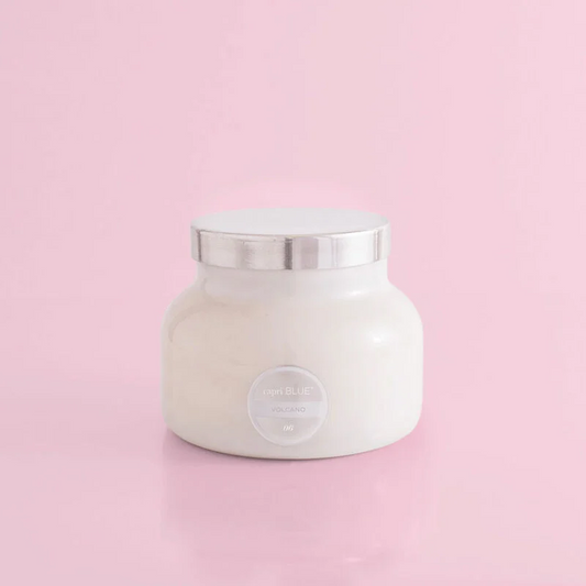 Capri Blue Volcano White Signature Jar Candle
