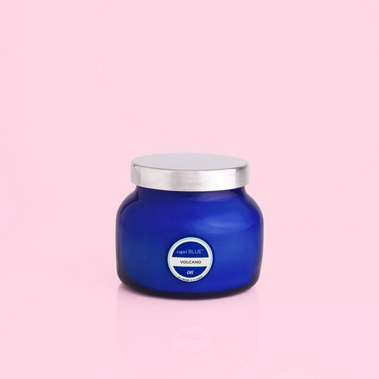 Capri Blue Volcano Signature Petite Blue Jar Candle