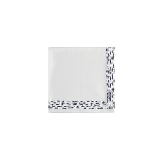 Wavy dots border napkin