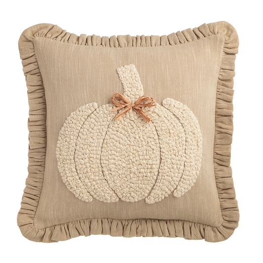 Mudpie Square Pumpkin Pillow