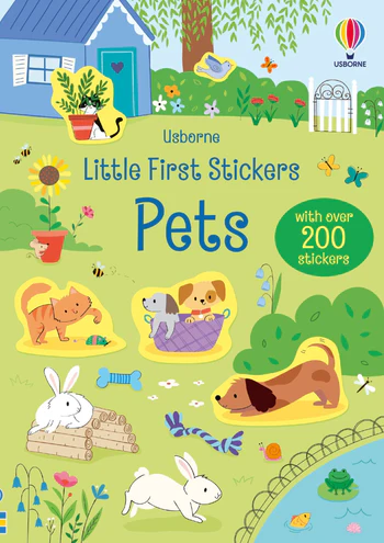 Usborne Little Firsts Stickers Pets Book