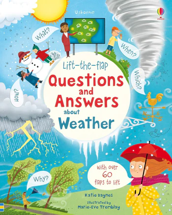 Usborne Lift-the-flap Questions and Answers about Weather Book