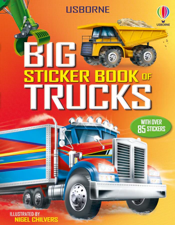 Usborne Big Sticker Book of Trucks Book