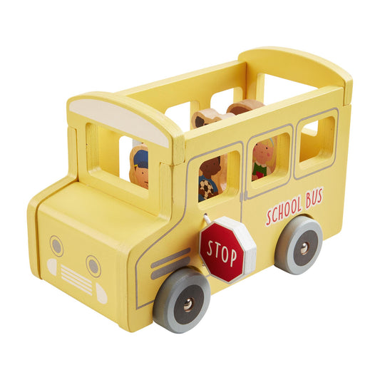 School bus magnet toy