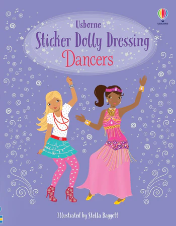 Usborne Sticker Dolly Dressing Dancers Book