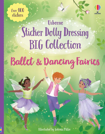Usborne Sticker Dolly Dressing Big Collection Ballet Book