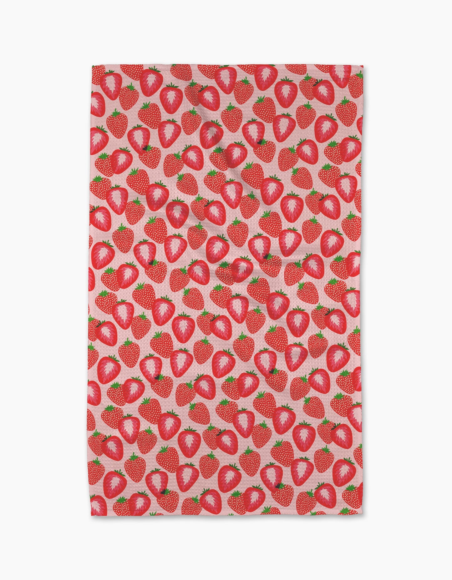 Geometry So Many Strawberries Tea Towel