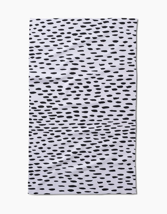 Geometry Dot Dash Tea Towel