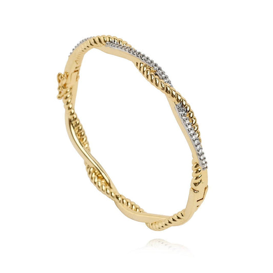 Sahira Pave Twist Bracelet