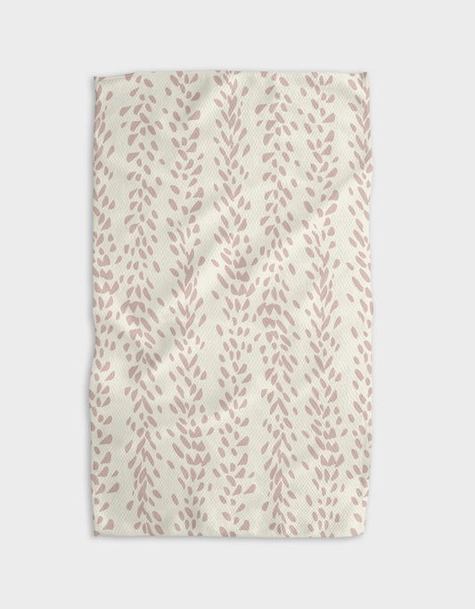 Geometry Reeds Printed-Sunset Kitchen Tea Towel