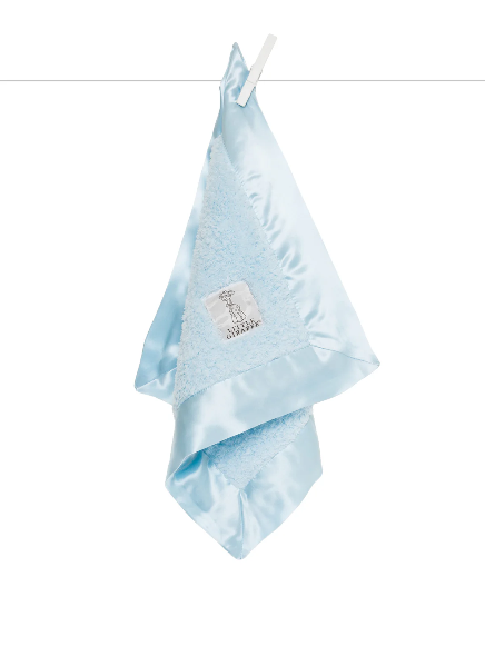 Little Giraffe Chenille Blanky Blue