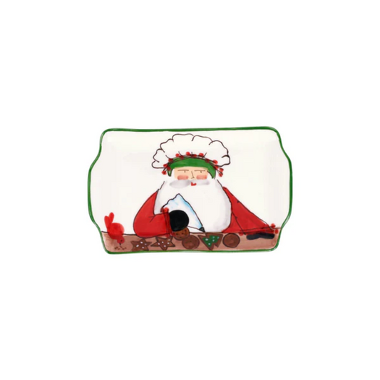 Vietri Old St Nick  2025 Limited Edition Rectangular Plate