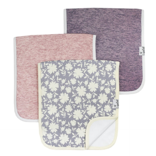 Copper Pearl Lacie Burp Cloth Set