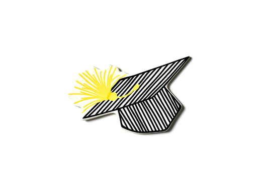 Happy Everything! Striped Graduation Cap Mini Attachment