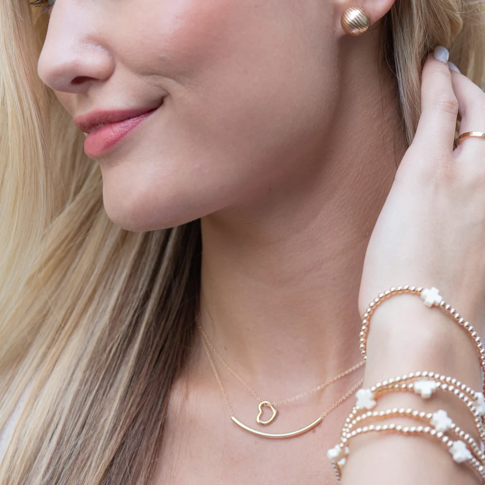 eNewton 16” Necklace Bliss Bar Gold