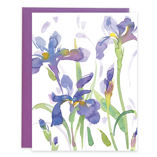 Gina B. Designs Note Cards Iris Field