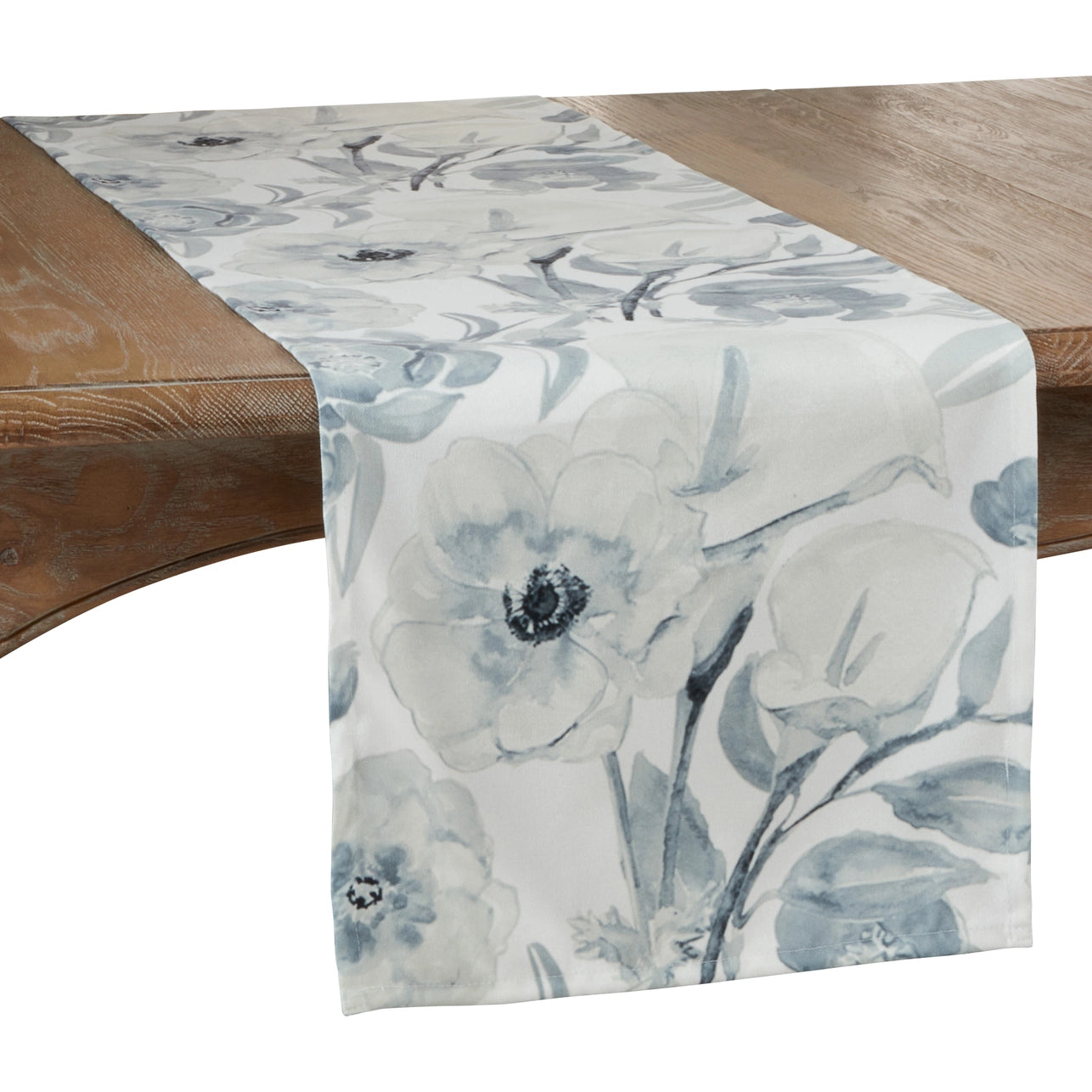 Saro Watercolor Floral Runner