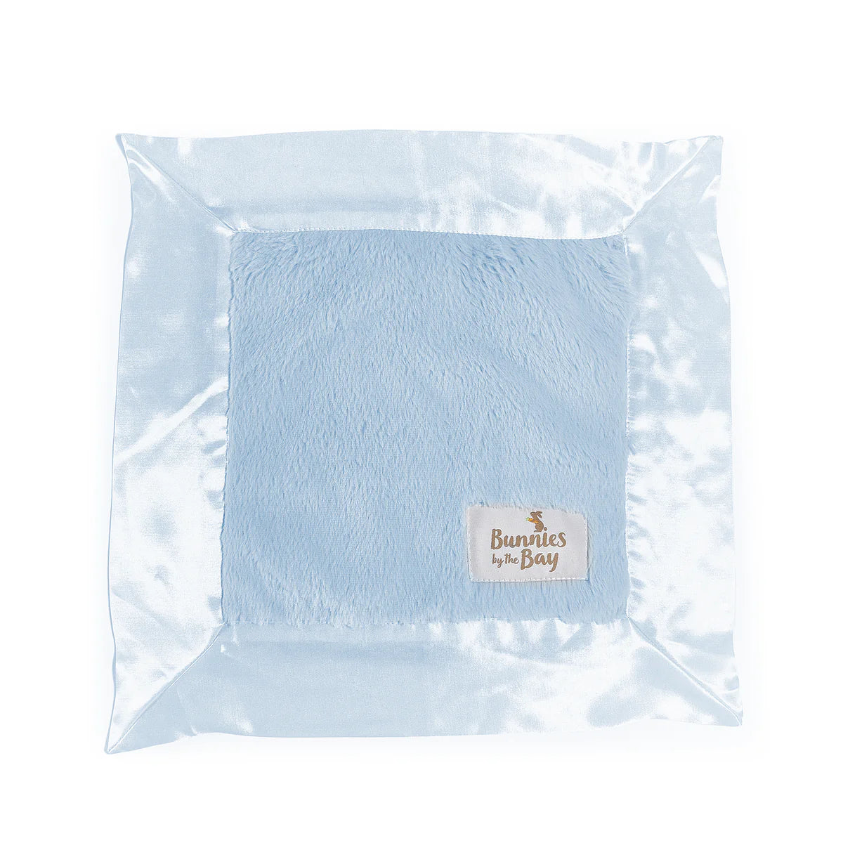 Bunnies by the Bay Glad Dreams Blankie Blue