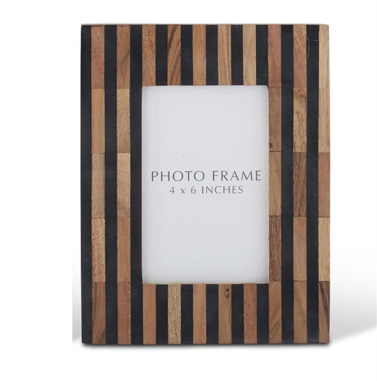 Brown & Black Tile Frame 4x6