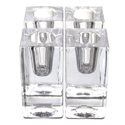 Chunky Glass Taper Holder
