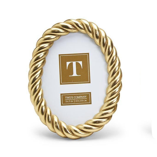 Gold Rope Photo Frame 5x7