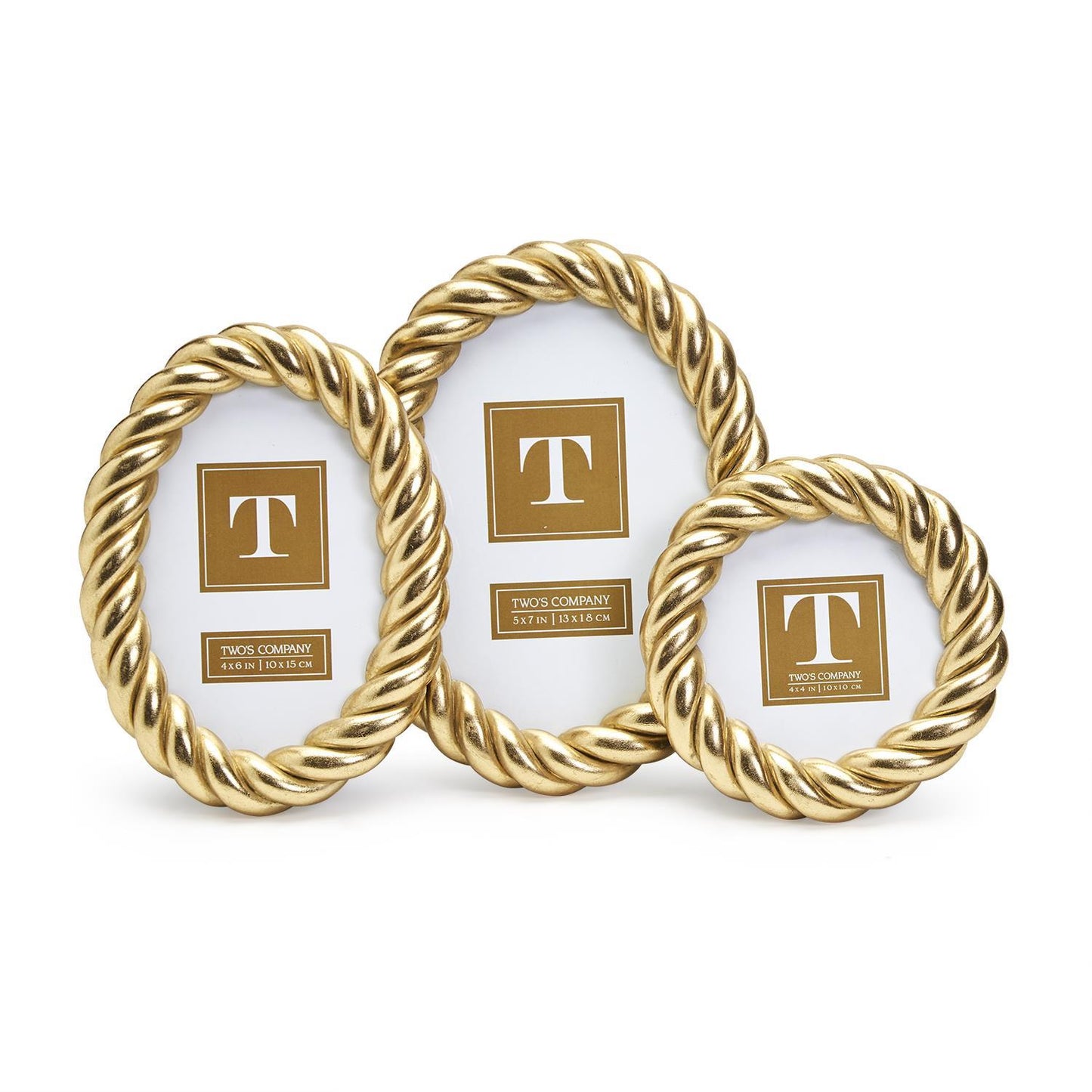 Gold Rope Photo Frame 5x7